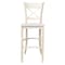International Concepts Charlotte Bar Height Stool, 30" Seat Height, Unfinished S-313 - alternate 5